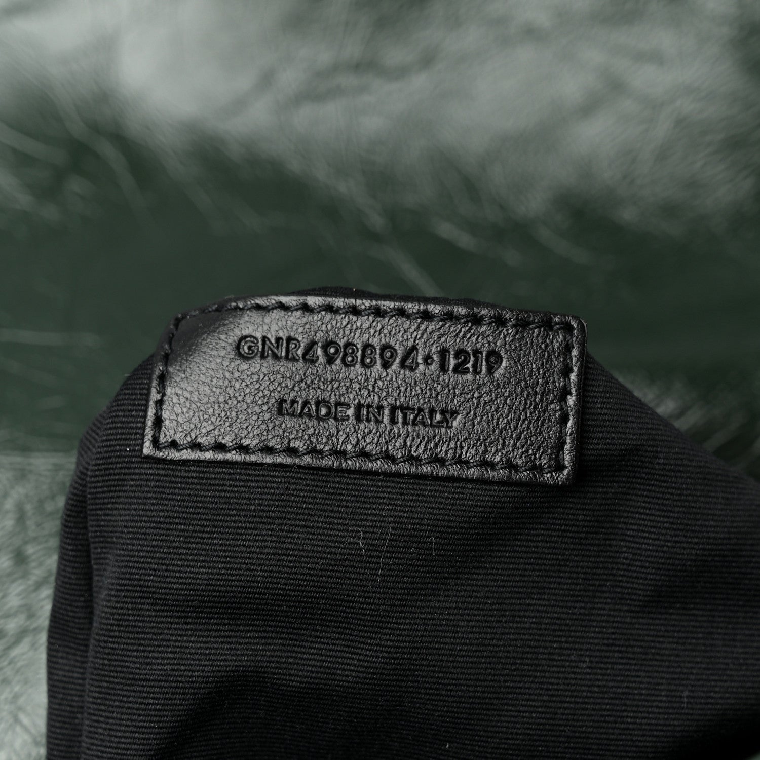 Saint Laurent Crinkled Calfskin Matelasse Monogram Medium Niki Chain Satchel Dark Green 7 of 10