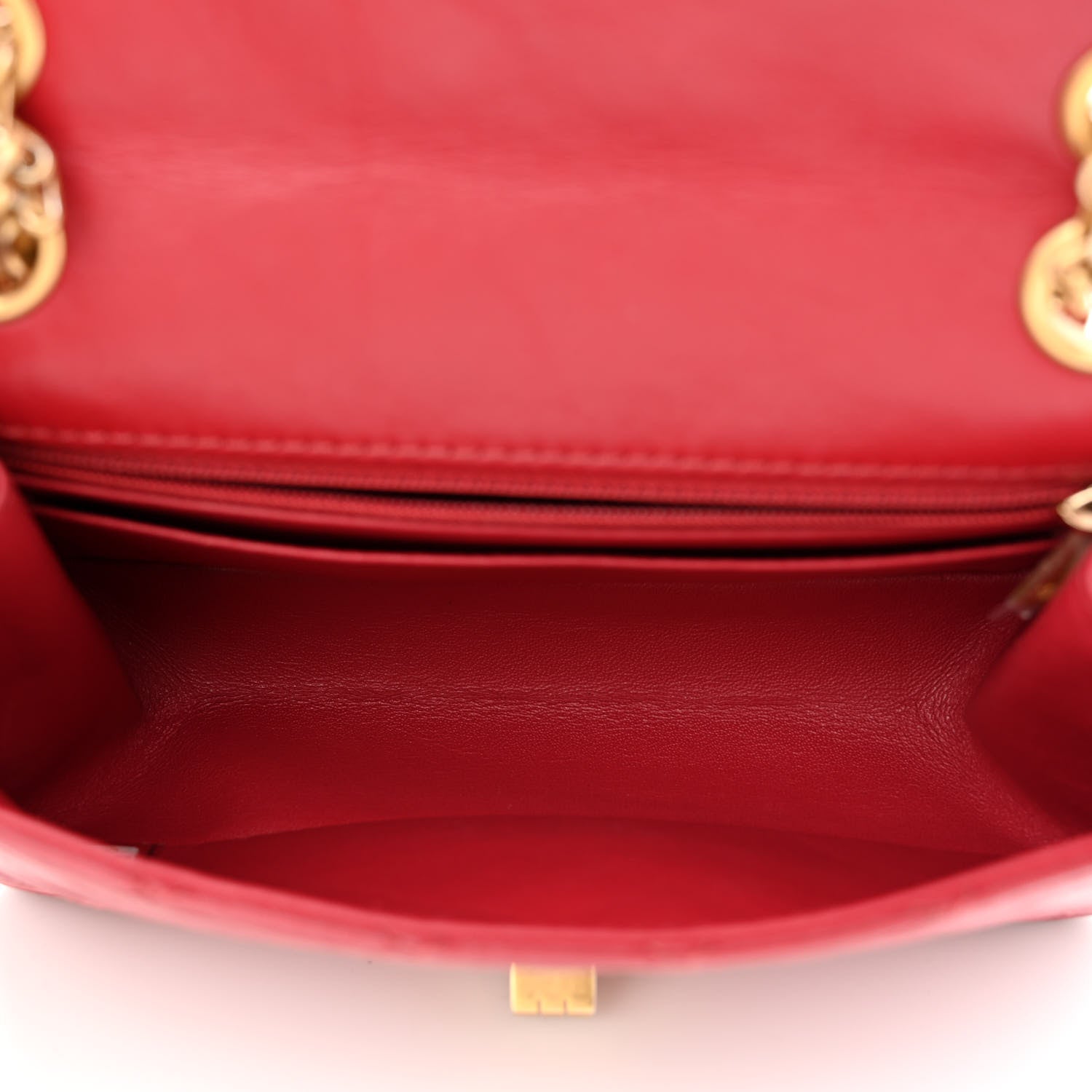 Chanel Aged Calfskin Quilted 2.55 Reissue Mini Flap Red 5 of 11