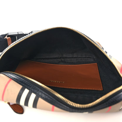 Burberry E-Canvas Icon Stripe Sonny Bum Bag Archive Beige 5 of 10