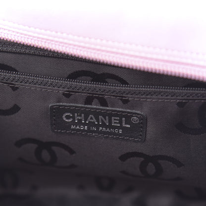 Chanel Calfskin Quilted Large Cambon Bowler Pink Black 8 of 12