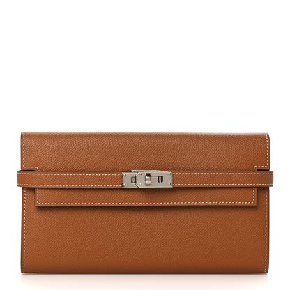 Hermes Epsom Kelly Longue Wallet Gold 1 of 8