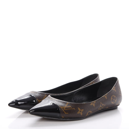 Louis Vuitton Patent Monogram Fetish Ballerina Flats 37 3 of 13