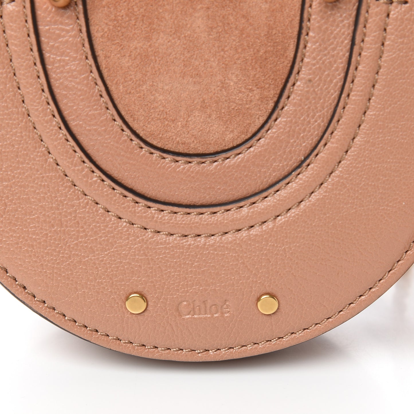 Goatskin Suede Mini Pixie Bag Nougat