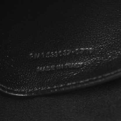 Saint Laurent Crinkled Calfskin Matelasse Monogram Baby Niki Chain Satchel Light Taupe 7 of 11