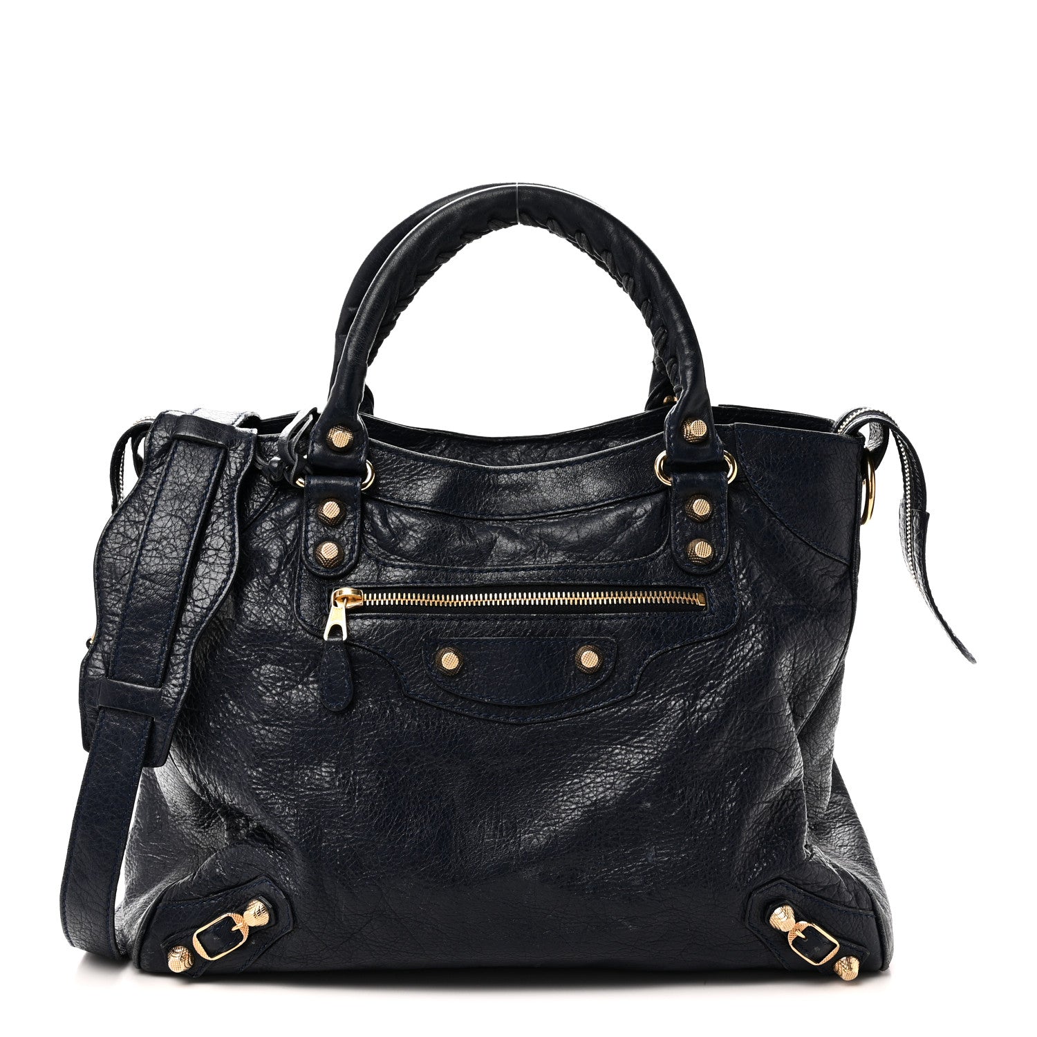 Balenciaga Agneau Giant 12 Gold Hardware Velo Bleu Obscur 1 of 11