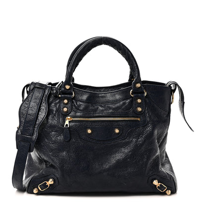 Balenciaga Agneau Giant 12 Gold Hardware Velo Bleu Obscur 1 of 11
