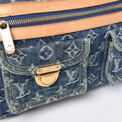 Louis Vuitton Monogram Denim Baggy PM Blue 11 of 13