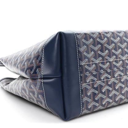 Goyard Goyardine Bellechasse Biaude MM Tote  Navy Blue 9 of 10