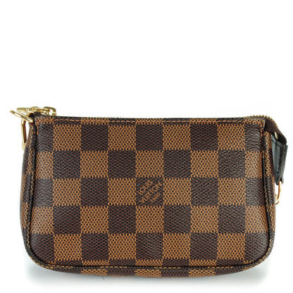 Louis Vuitton Damier Ebene Mini Pochette Accessories 1 of 7