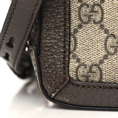 Gucci GG Supreme Monogram Mini Ophidia Top Handle Shoulder Bag Brown 7 of 7
