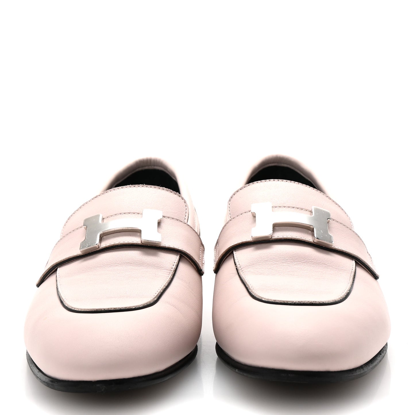 Calfskin Womens Paris Loafers 36 Rose Petale