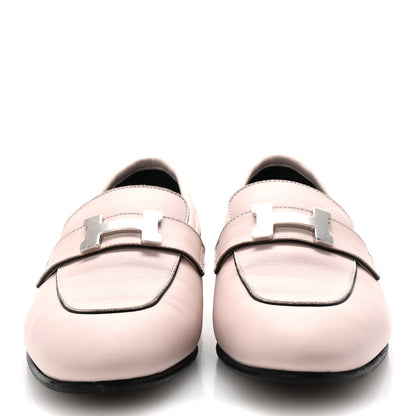 Hermes Calfskin Womens Paris Loafers 36 Rose Petale 3 of 10