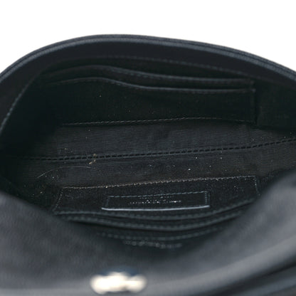 Saint Laurent Grain De Poudre Monogram Toy West Hollywood Fold-Over Bag Black 5 of 10