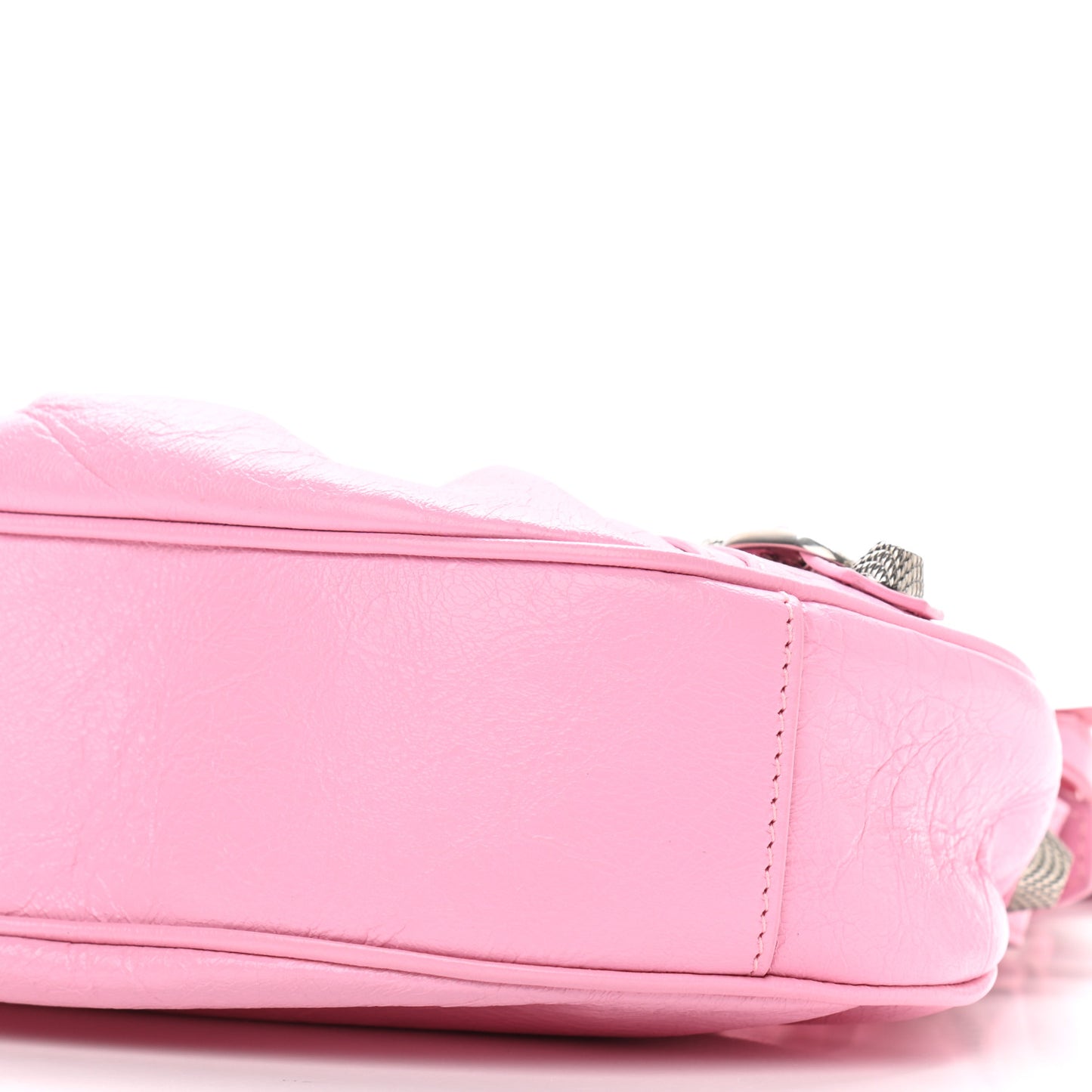 Agneau Arena Le Cagole Shoulder Bag XS Candy Pink