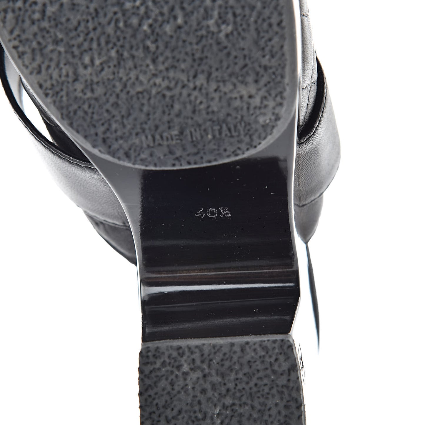 Lambskin Quilted CC Mules 40.5 Black