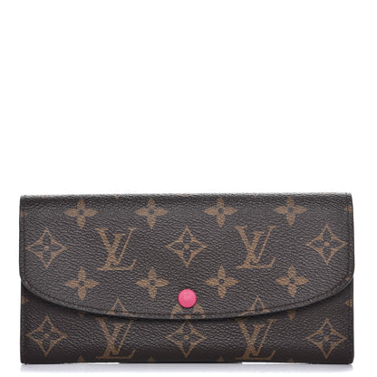 Louis Vuitton Monogram Emilie Wallet Hot Pink 1 of 7