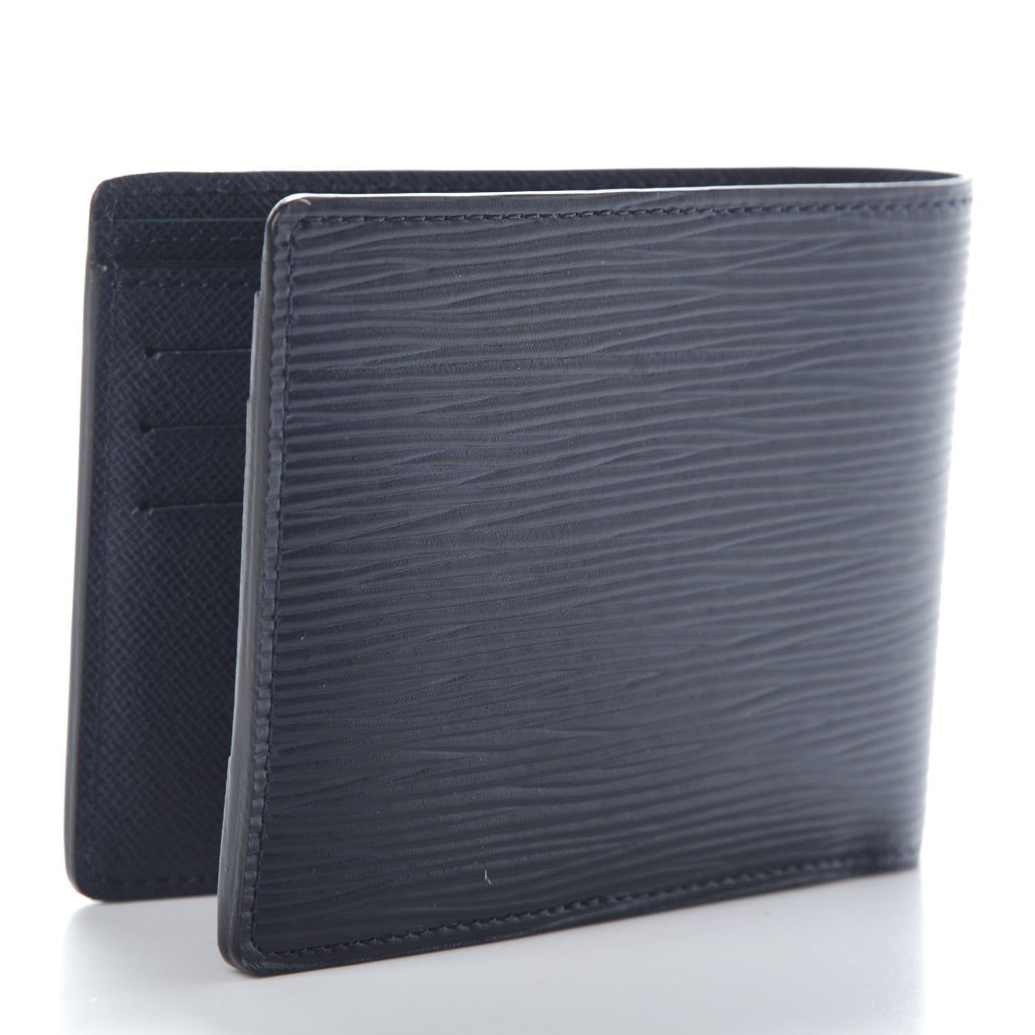 Louis Vuitton Epi Damier Graphite Multiple Wallet Blue Marine 3 of 6