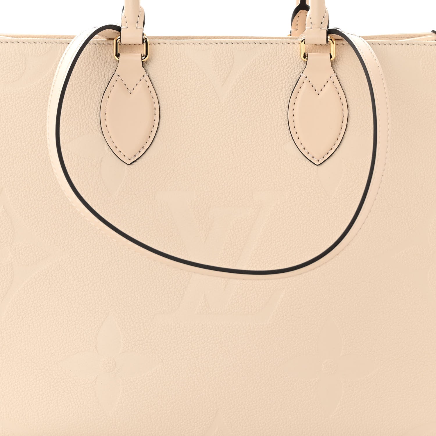 Louis Vuitton Empreinte Monogram Giant Onthego MM Creme 7 of 9