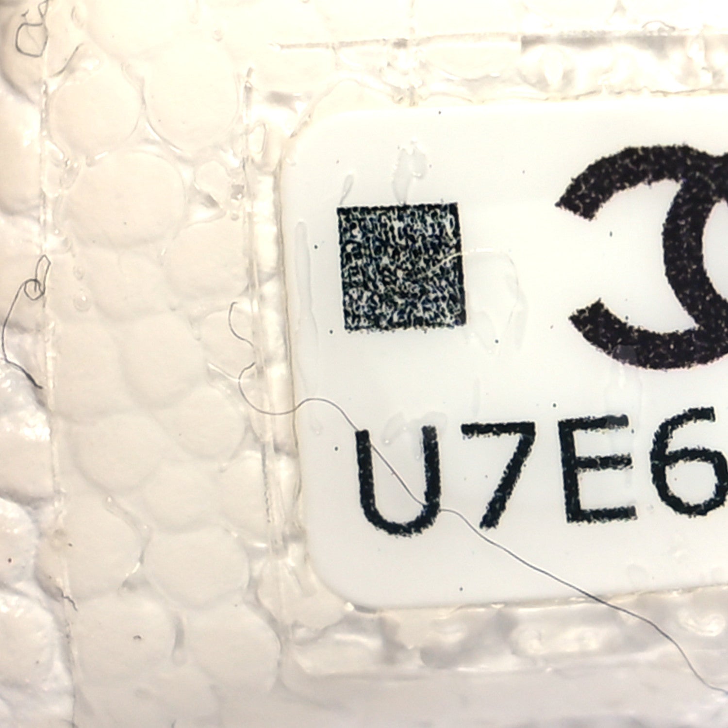 Chanel Caviar Quilted Small Pouch White 7 of 9