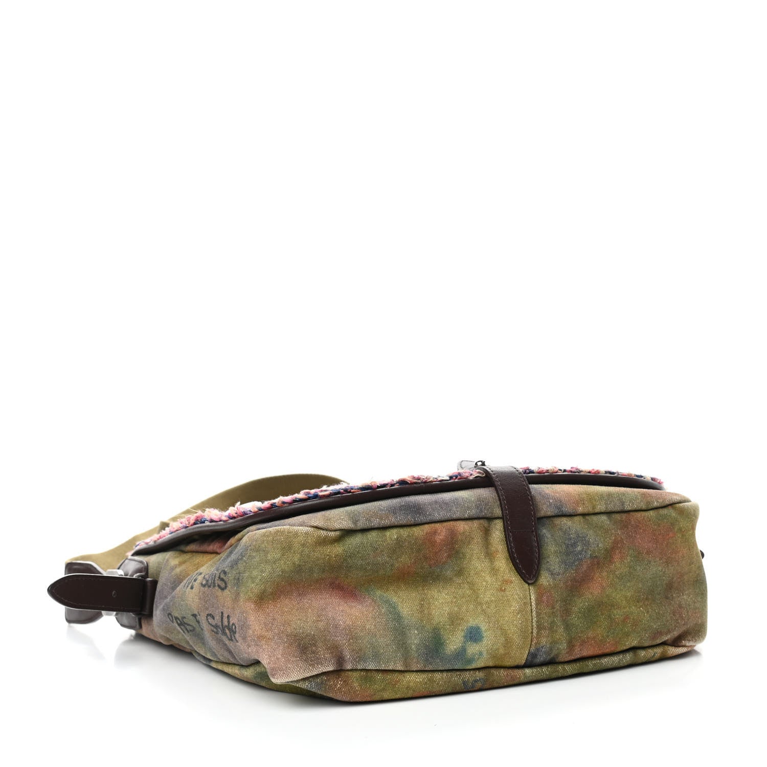Chanel Washed Toile Graffiti On The Pavements Messenger Khaki Multicolor 4 of 10
