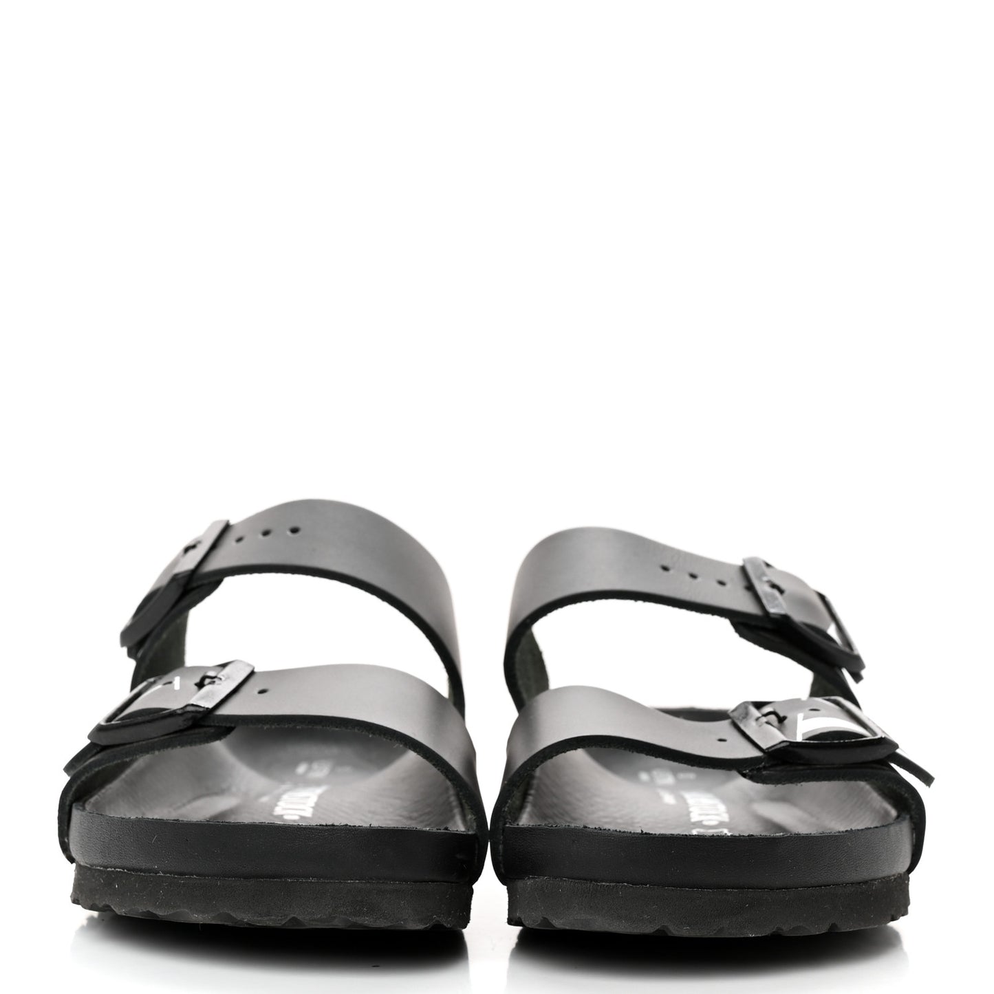 Calfskin VLTN Birkenstock Slide Sandals 39 Black