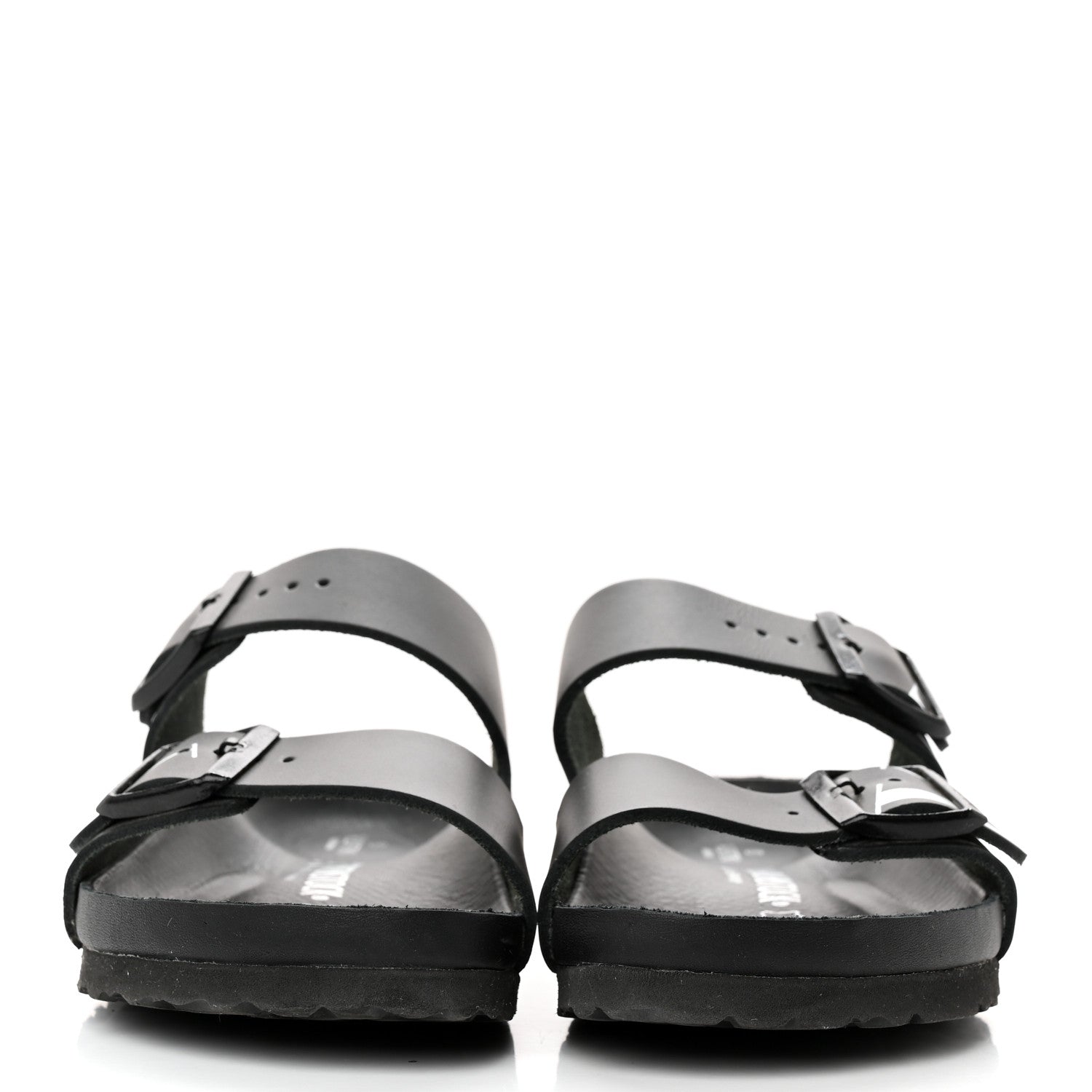 Valentino Garavani Calfskin VLTN Birkenstock Slide Sandals 39 Black 2 of 9