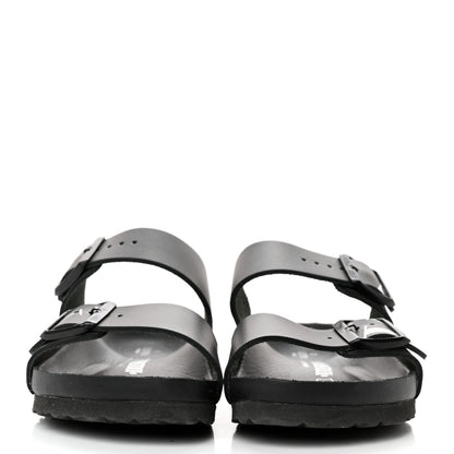 Valentino Garavani Calfskin VLTN Birkenstock Slide Sandals 39 Black 2 of 9
