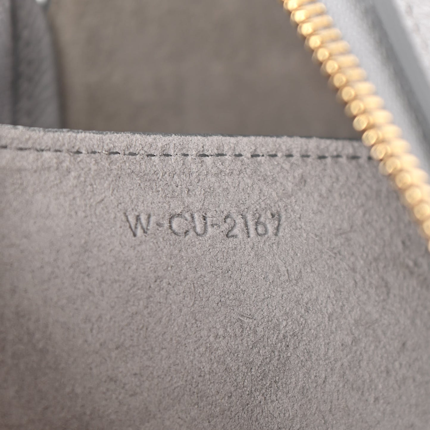 Grained Calfskin Micro Belt Bag Cloud