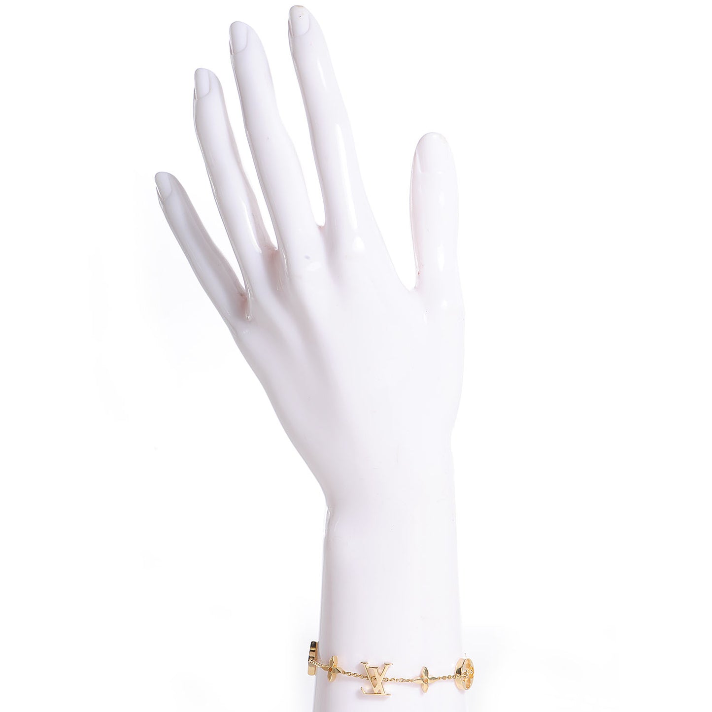 18K Yellow Gold Monogram Bracelet