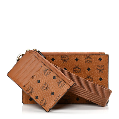 MCM Visetos Multifunction Pouch Cognac 1 of 6