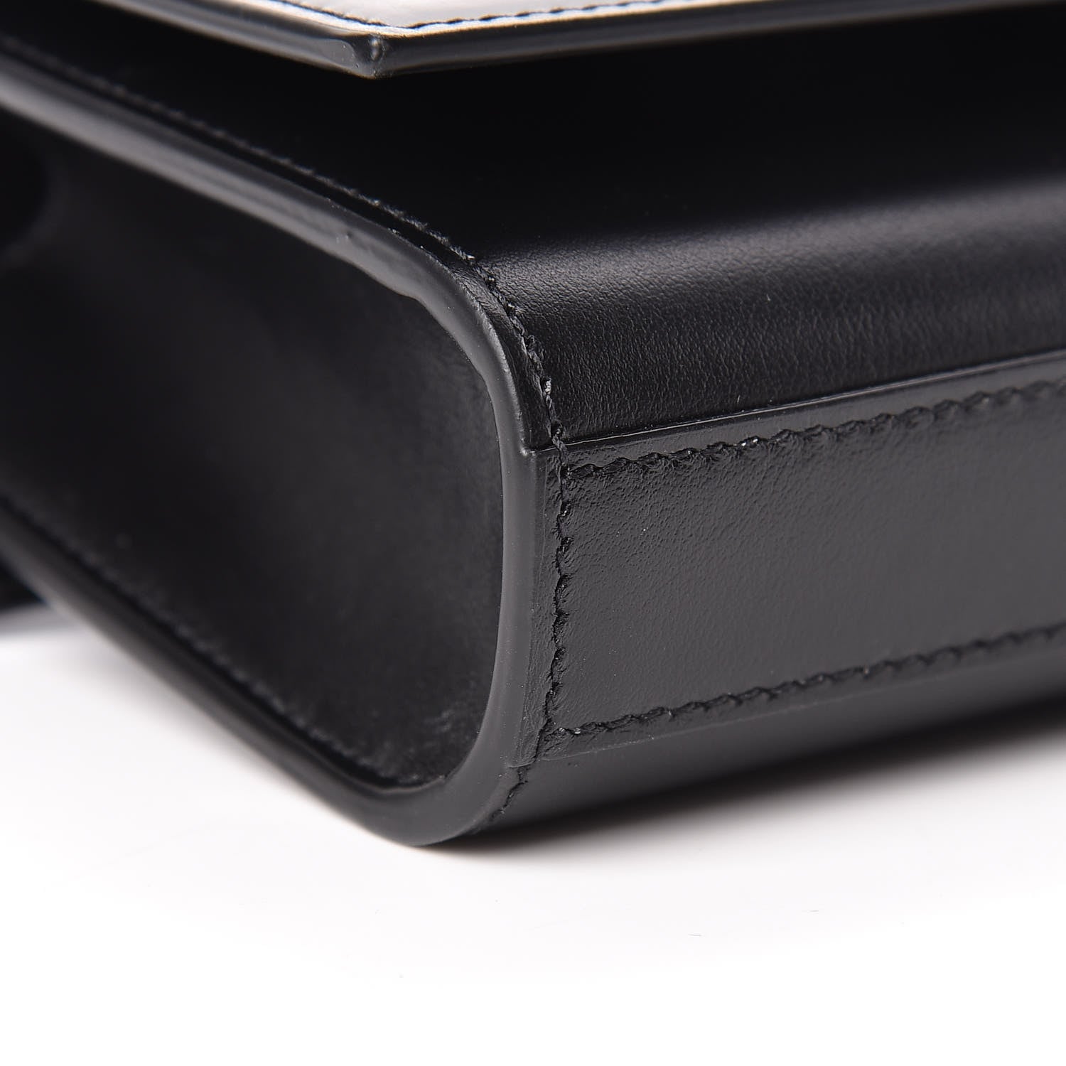 Saint Laurent Smooth Calfskin Monogram Kate Belt Bag Black 9 of 10
