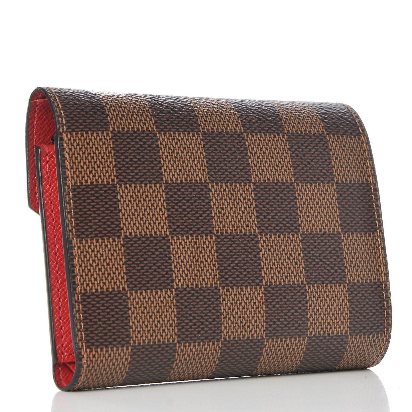Damier Ebene Victorine Wallet Red