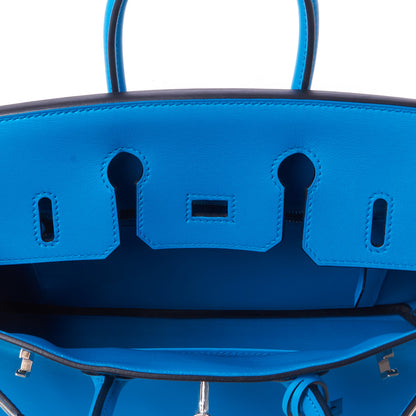 Hermes Swift Birkin 25 Bleu Frida 16 of 32