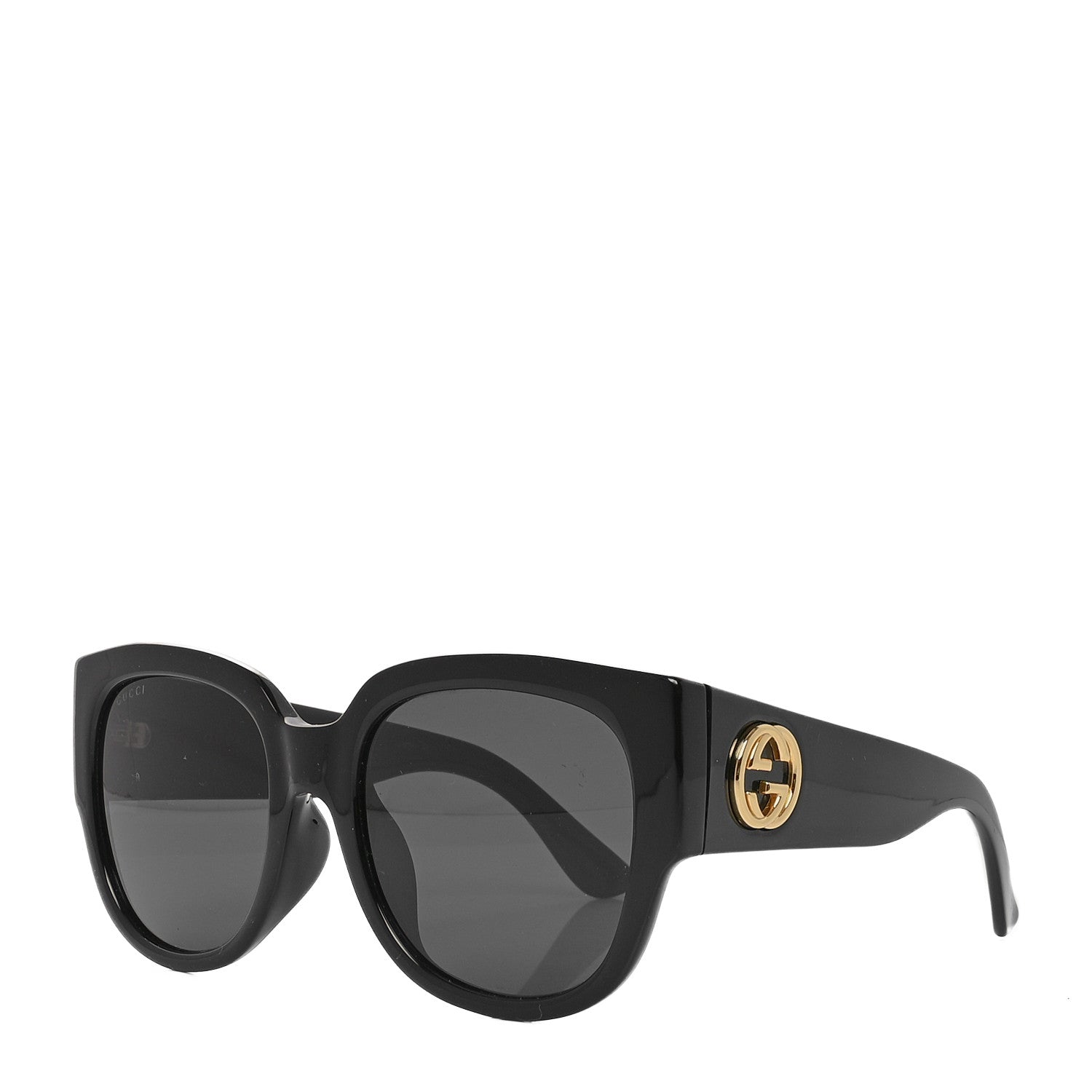 Gucci Acetate Square Frame Sunglasses GG0142SA Black 1 of 7