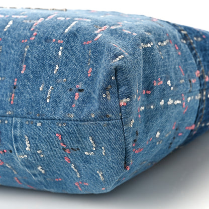 Chanel Denim Sequin Chanel 22 Blue 10 of 13