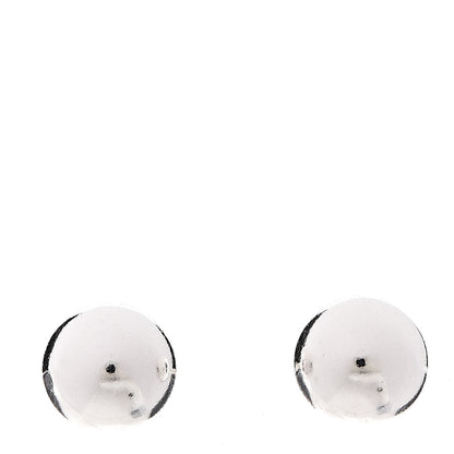 Tiffany Sterling Silver 8mm HardWear Ball Earrings 1 of 4