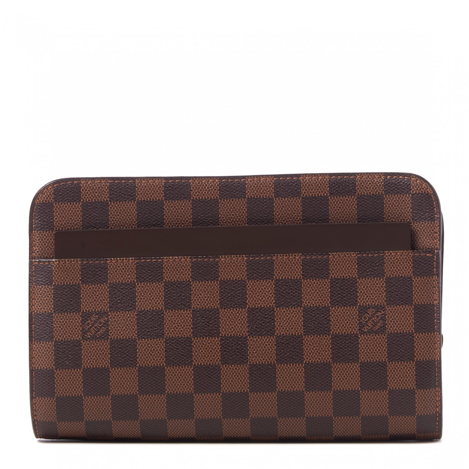 Louis Vuitton Damier Ebene Pochette Saint Louis Clutch 1 of 7