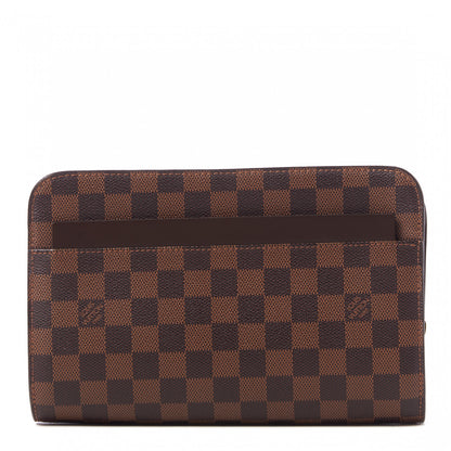 Louis Vuitton Damier Ebene Pochette Saint Louis Clutch 1 of 7