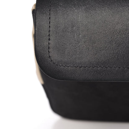 Chanel Caviar Iridescent Calfskin Duo Medium Double Flap Light Gold Black 17 of 20