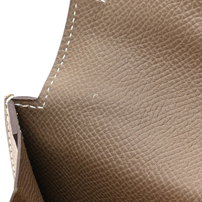 Hermes Epsom Kelly Pocket Compact Wallet Etoupe 10 of 13