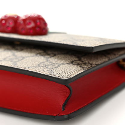 Gucci GG Supreme Monogram Mini Cherry Chain Bag 9 of 10