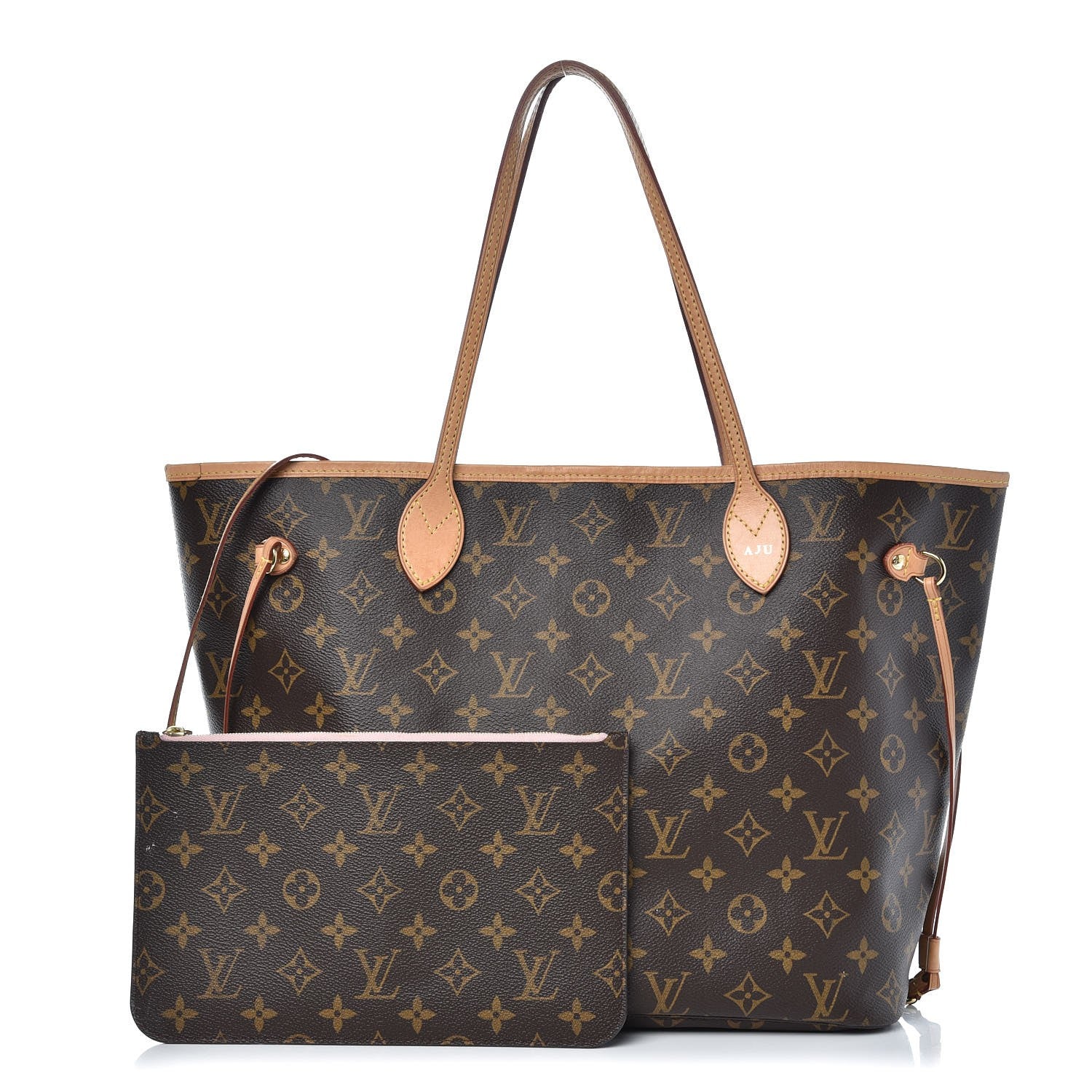 Louis Vuitton Monogram Neo Neverfull MM Rose Ballerine 1 of 21