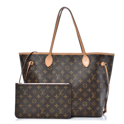 Louis Vuitton Monogram Neo Neverfull MM Rose Ballerine 1 of 21