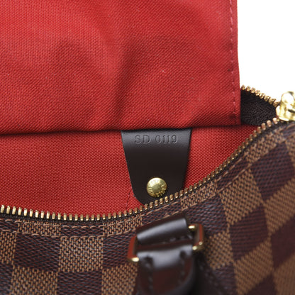 Louis Vuitton Damier Ebene Speedy Bandouliere 25 6 of 10