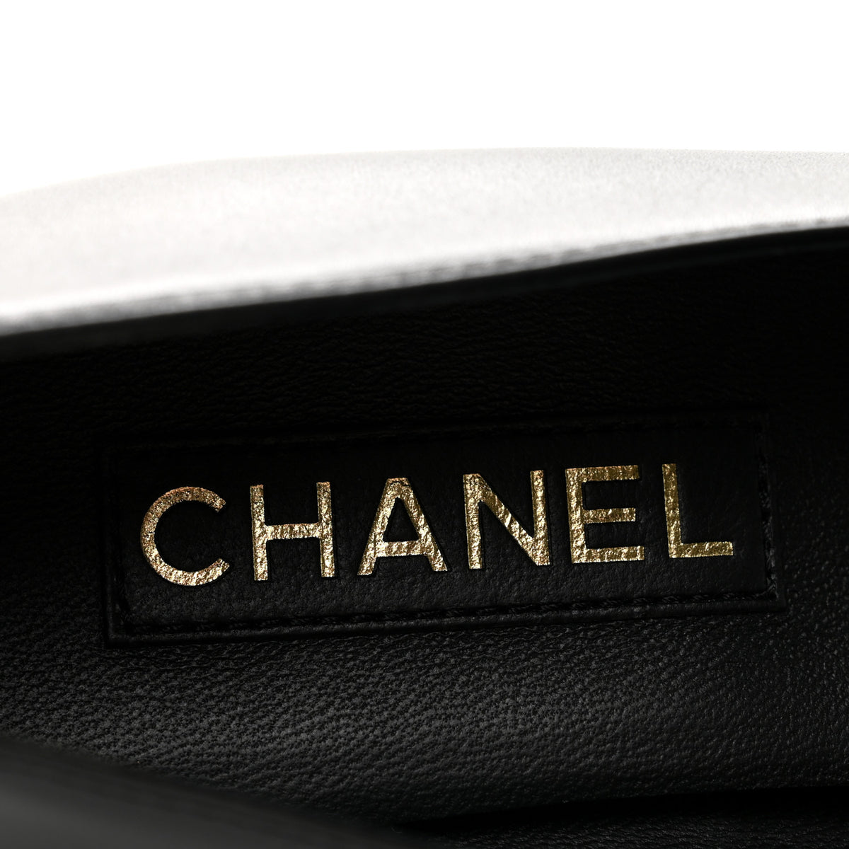 Chanel Calfskin Patent Mary Janes Flats 41 Black 8 of 11
