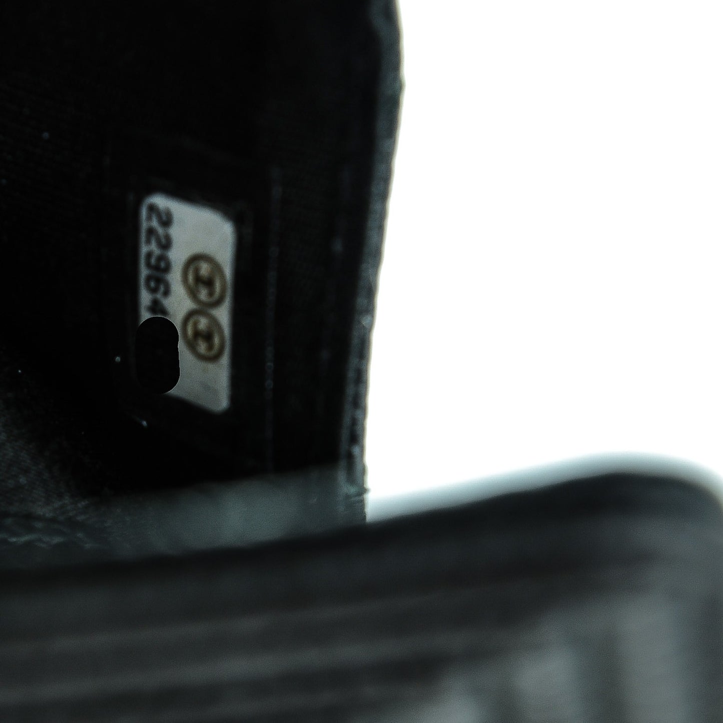 Caviar Quilted Boy Card Holder Wallet Black
