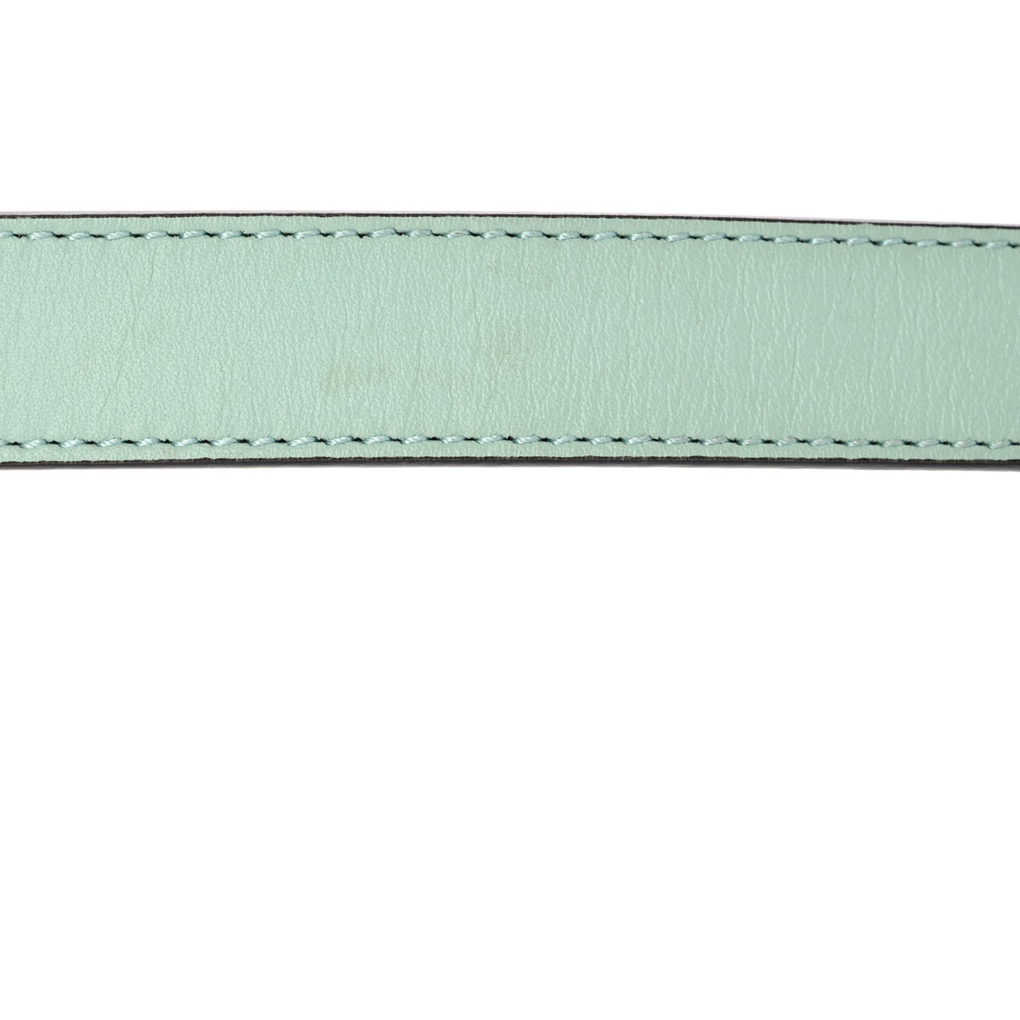 Moon Calfskin Palladium Double G 20mm Belt 85 34 Water Green