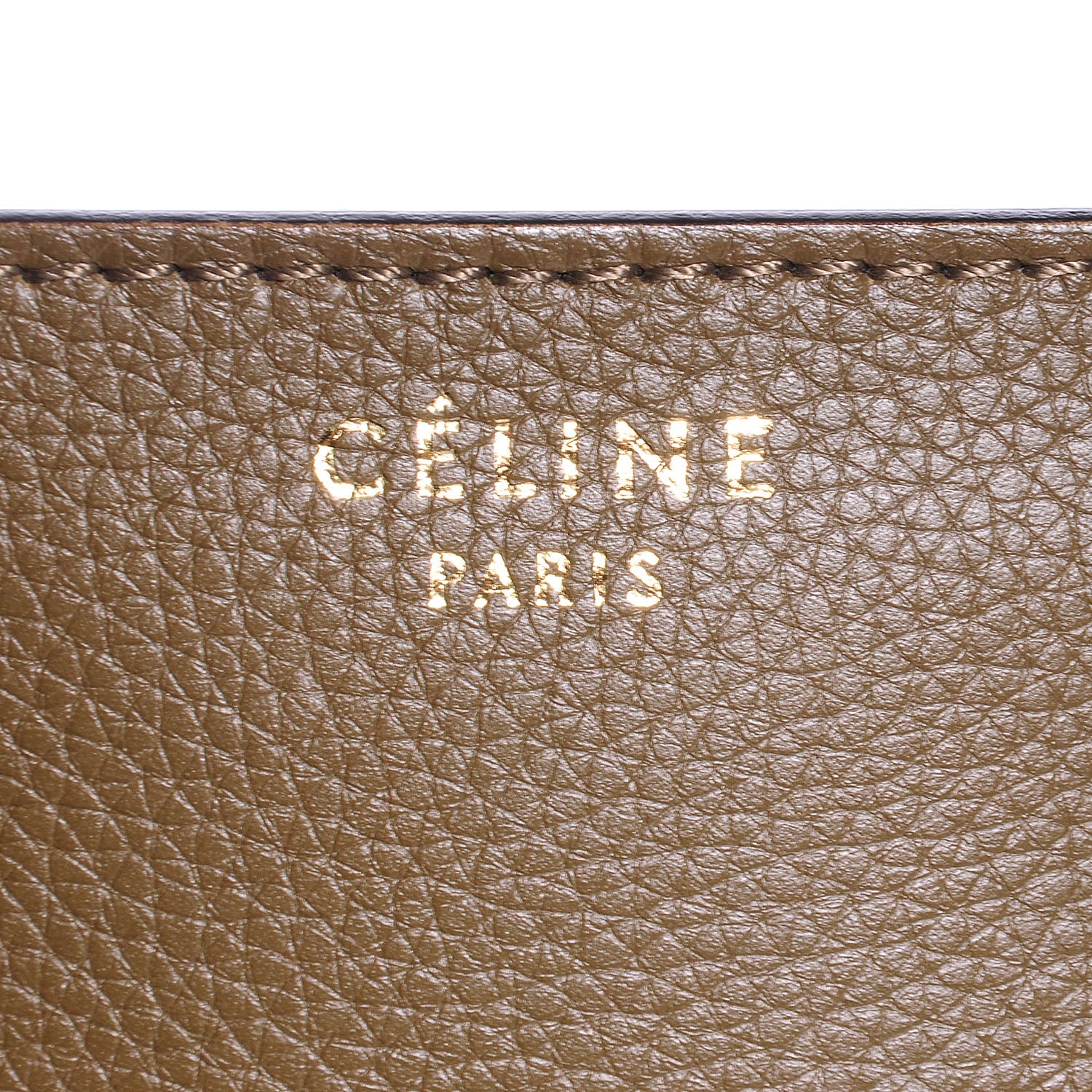 Celine Drummed Calfskin Mini Luggage Jungle 6 of 8