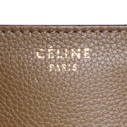 Celine Drummed Calfskin Mini Luggage Jungle 6 of 8