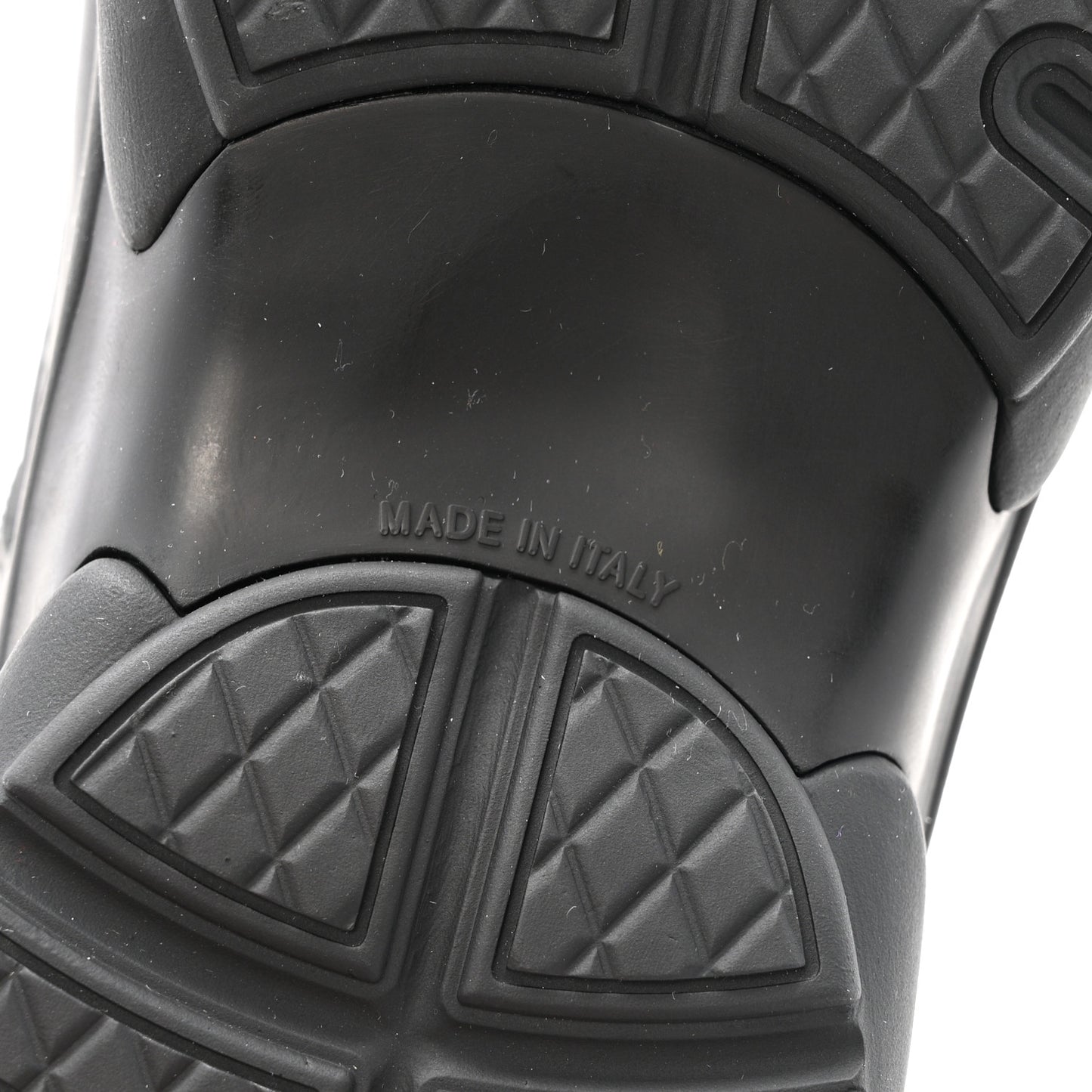 Lambskin Fabric CC Uniform Sneakers 40 Black